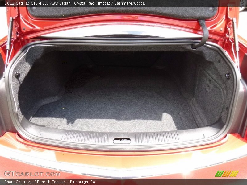 Crystal Red Tintcoat / Cashmere/Cocoa 2012 Cadillac CTS 4 3.0 AWD Sedan