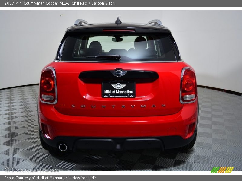 Chili Red / Carbon Black 2017 Mini Countryman Cooper ALL4