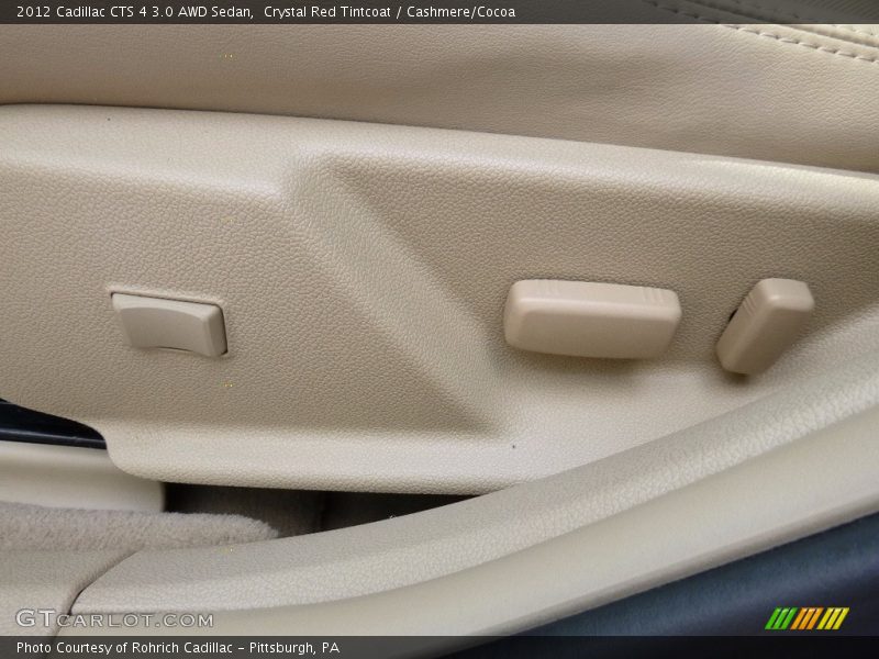 Crystal Red Tintcoat / Cashmere/Cocoa 2012 Cadillac CTS 4 3.0 AWD Sedan