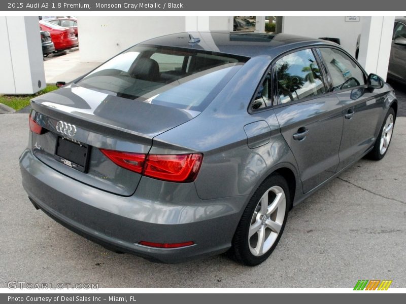 Monsoon Gray Metallic / Black 2015 Audi A3 1.8 Premium