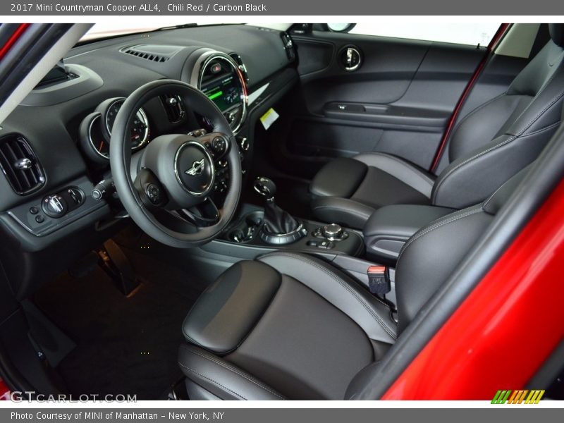 Chili Red / Carbon Black 2017 Mini Countryman Cooper ALL4