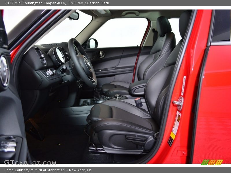 Chili Red / Carbon Black 2017 Mini Countryman Cooper ALL4