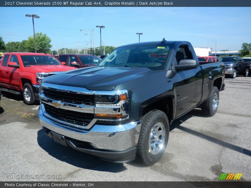 Graphite Metallic / Dark Ash/Jet Black 2017 Chevrolet Silverado 1500 WT Regular Cab 4x4