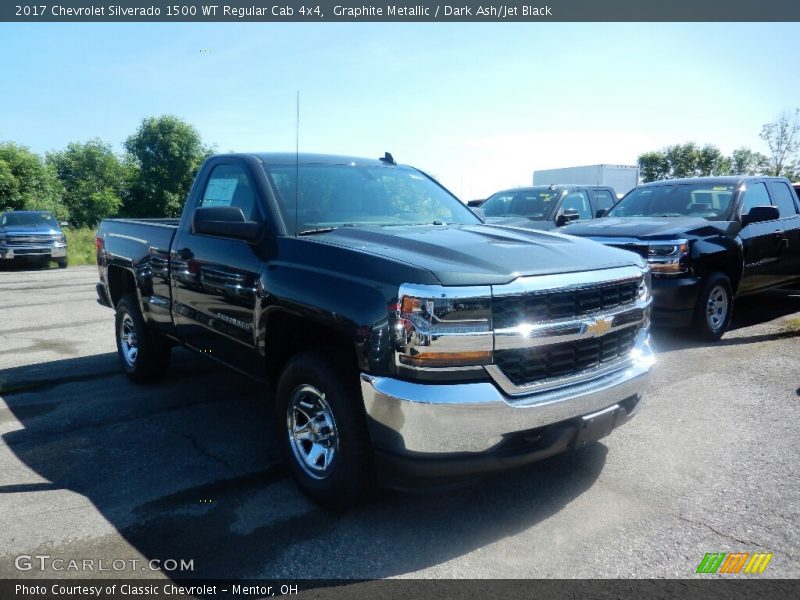 Graphite Metallic / Dark Ash/Jet Black 2017 Chevrolet Silverado 1500 WT Regular Cab 4x4