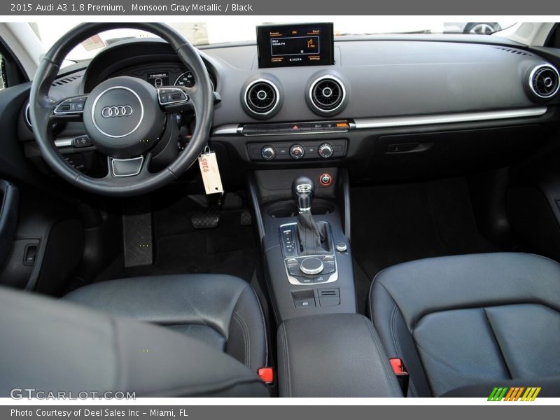 Monsoon Gray Metallic / Black 2015 Audi A3 1.8 Premium