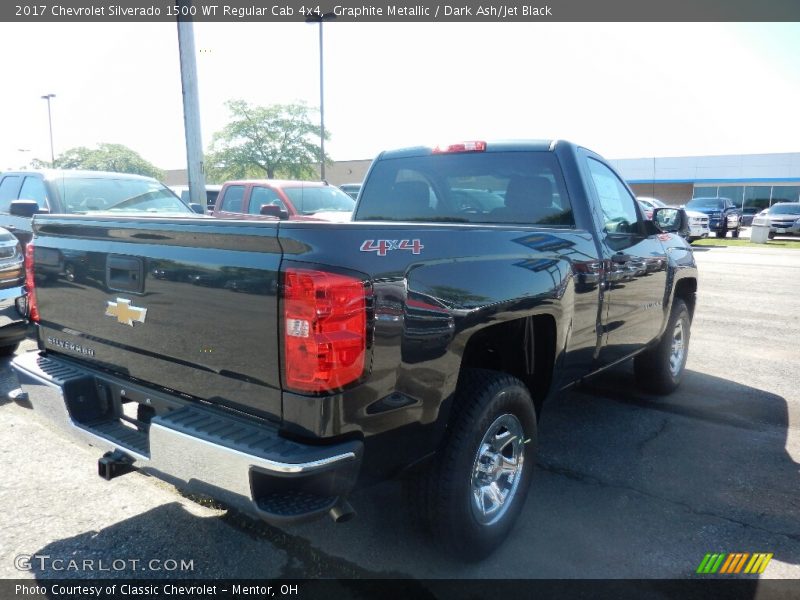 Graphite Metallic / Dark Ash/Jet Black 2017 Chevrolet Silverado 1500 WT Regular Cab 4x4