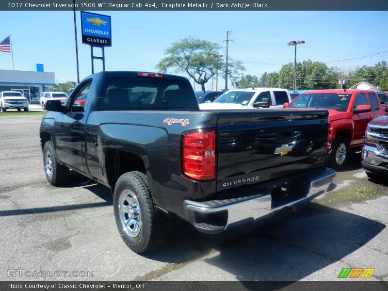 Graphite Metallic / Dark Ash/Jet Black 2017 Chevrolet Silverado 1500 WT Regular Cab 4x4