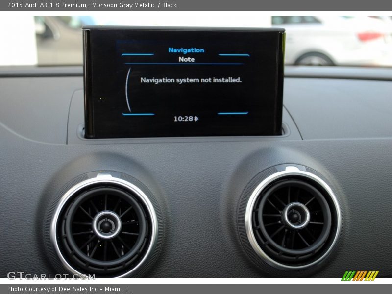 Monsoon Gray Metallic / Black 2015 Audi A3 1.8 Premium
