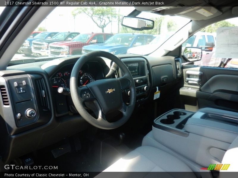 Graphite Metallic / Dark Ash/Jet Black 2017 Chevrolet Silverado 1500 WT Regular Cab 4x4