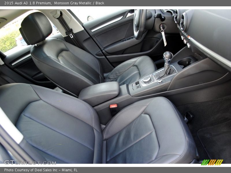 Monsoon Gray Metallic / Black 2015 Audi A3 1.8 Premium