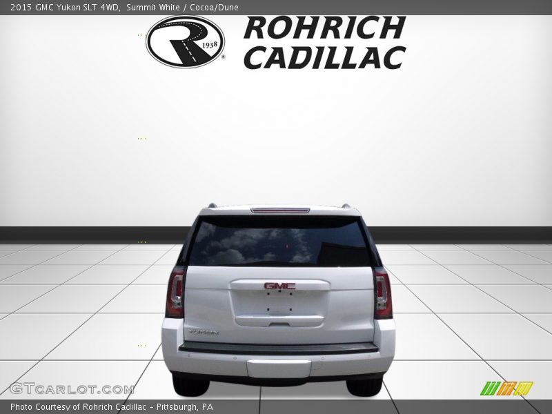 Summit White / Cocoa/Dune 2015 GMC Yukon SLT 4WD