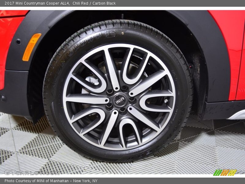 Chili Red / Carbon Black 2017 Mini Countryman Cooper ALL4
