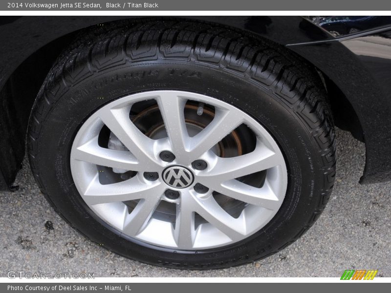 Black / Titan Black 2014 Volkswagen Jetta SE Sedan