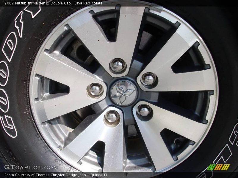 Lava Red / Slate 2007 Mitsubishi Raider LS Double Cab