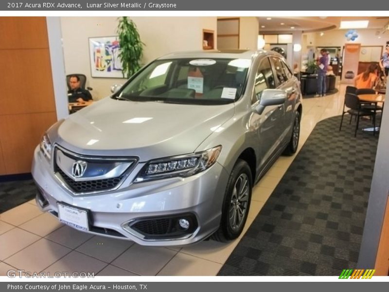 Lunar Silver Metallic / Graystone 2017 Acura RDX Advance