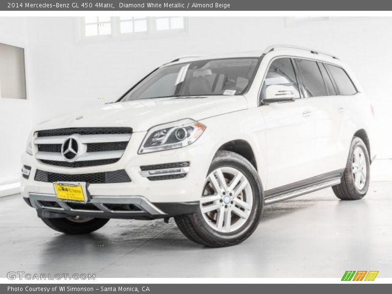 Diamond White Metallic / Almond Beige 2014 Mercedes-Benz GL 450 4Matic