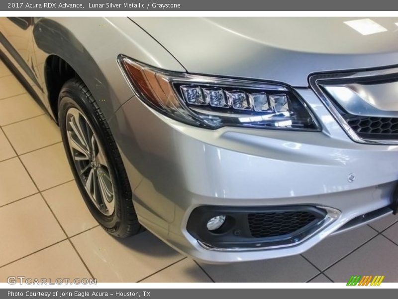 Lunar Silver Metallic / Graystone 2017 Acura RDX Advance