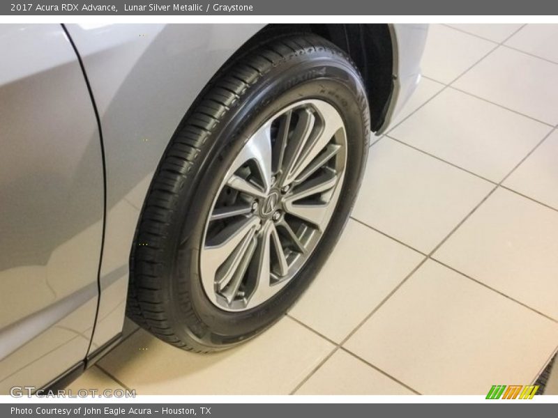 Lunar Silver Metallic / Graystone 2017 Acura RDX Advance