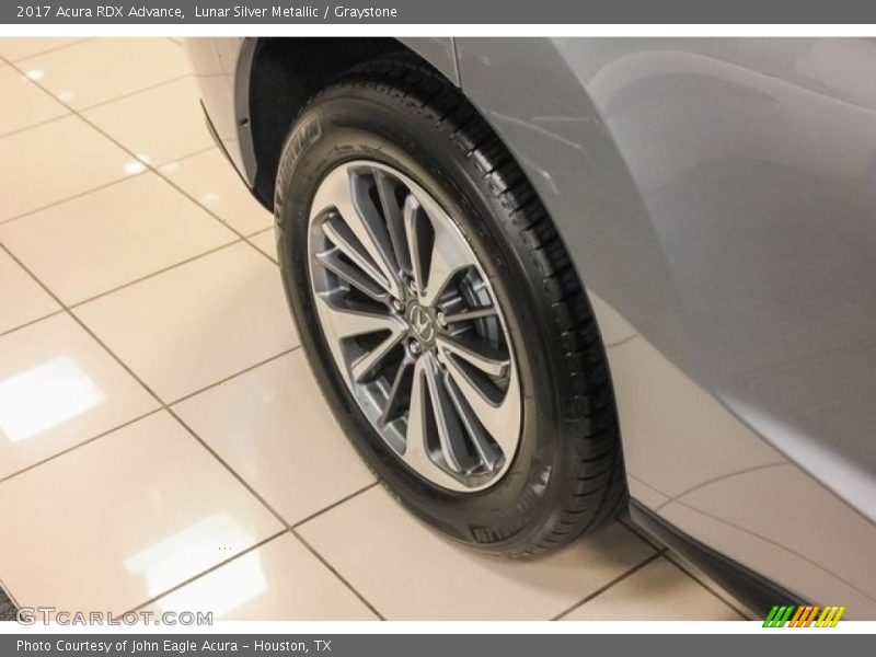 Lunar Silver Metallic / Graystone 2017 Acura RDX Advance