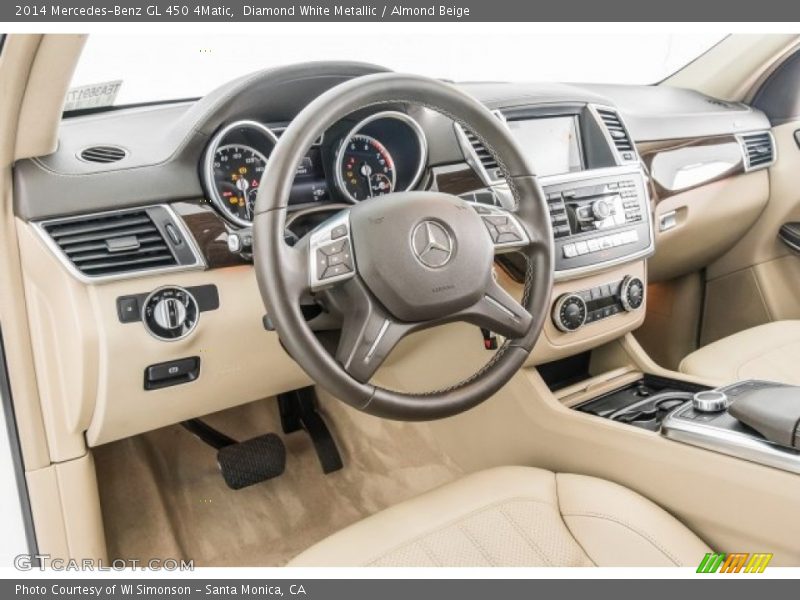 Diamond White Metallic / Almond Beige 2014 Mercedes-Benz GL 450 4Matic