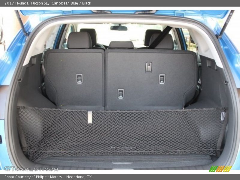Caribbean Blue / Black 2017 Hyundai Tucson SE