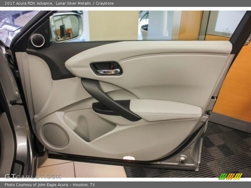 Lunar Silver Metallic / Graystone 2017 Acura RDX Advance