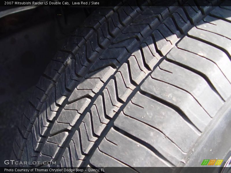 Lava Red / Slate 2007 Mitsubishi Raider LS Double Cab