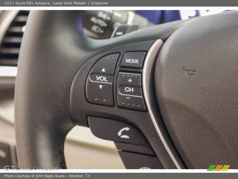 Lunar Silver Metallic / Graystone 2017 Acura RDX Advance