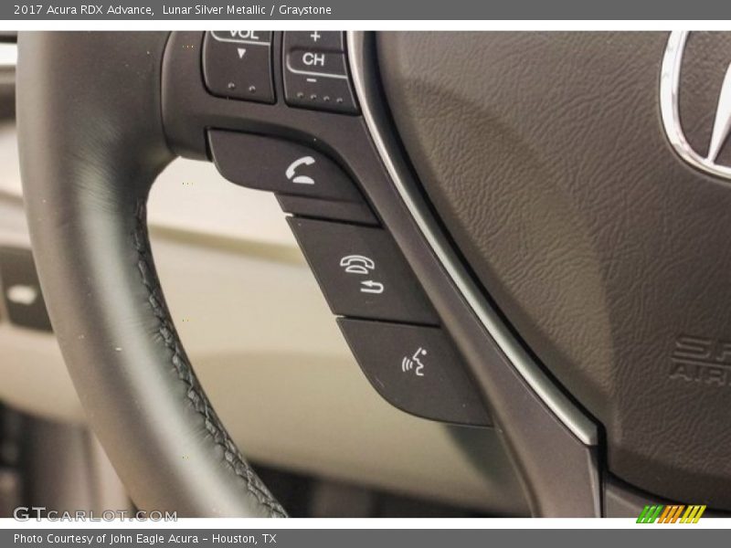 Lunar Silver Metallic / Graystone 2017 Acura RDX Advance