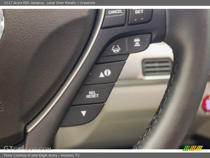Lunar Silver Metallic / Graystone 2017 Acura RDX Advance