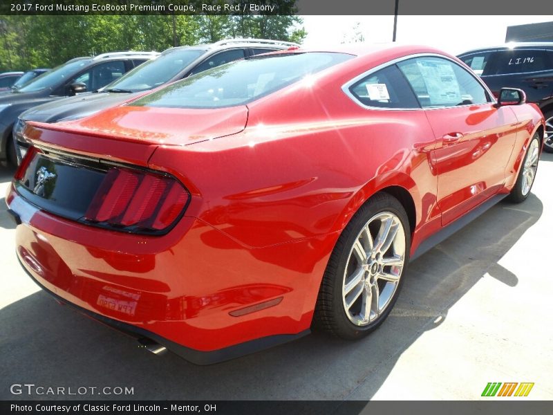 Race Red / Ebony 2017 Ford Mustang EcoBoost Premium Coupe