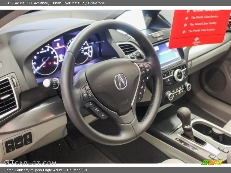 Lunar Silver Metallic / Graystone 2017 Acura RDX Advance