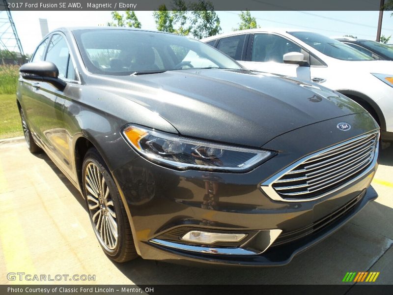 Magnetic / Ebony 2017 Ford Fusion SE AWD