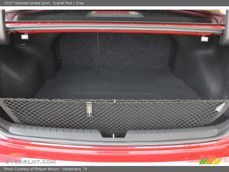 Scarlet Red / Gray 2017 Hyundai Sonata Sport