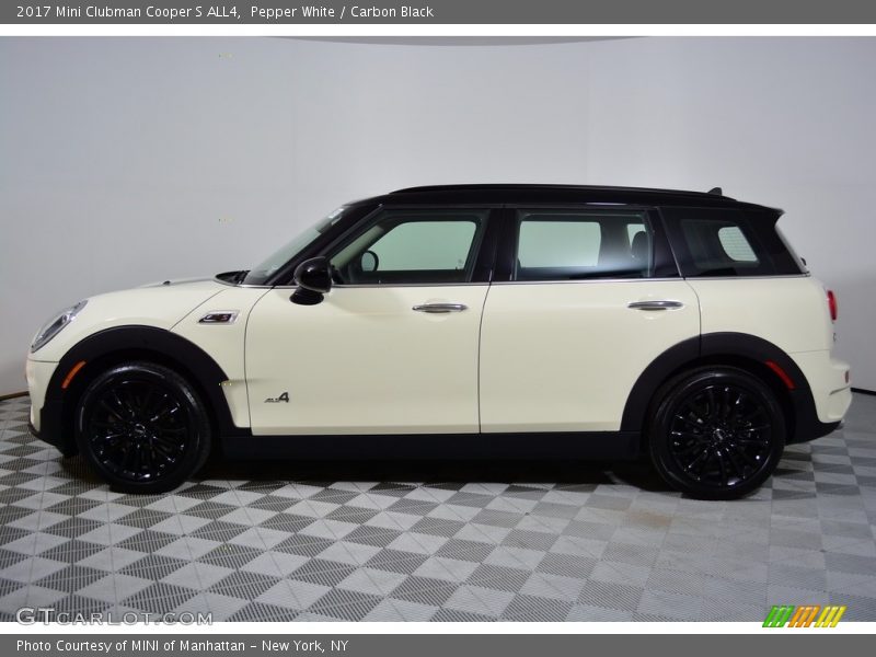 Pepper White / Carbon Black 2017 Mini Clubman Cooper S ALL4