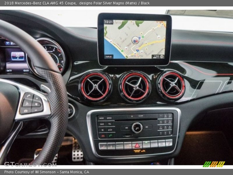 Controls of 2018 CLA AMG 45 Coupe