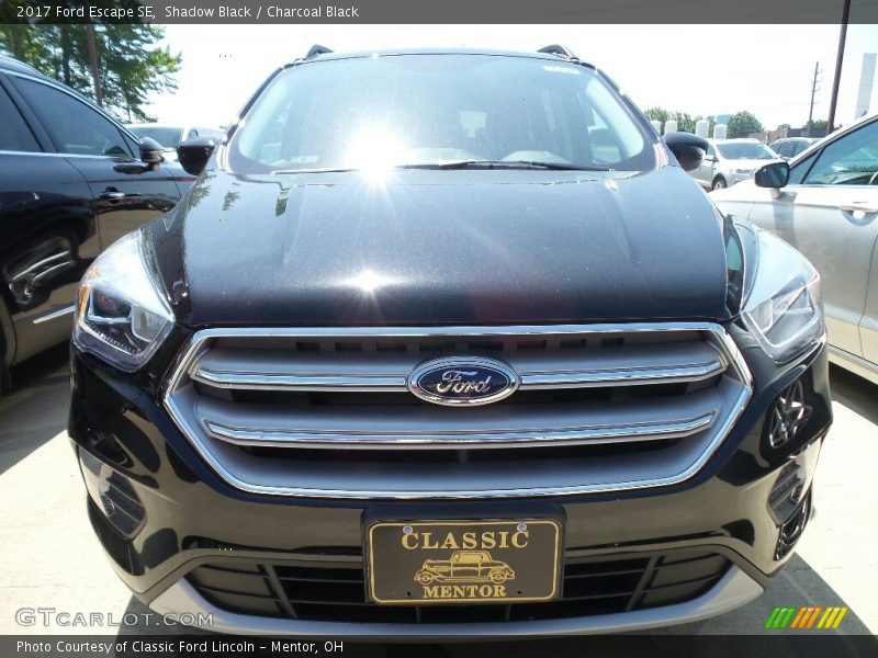 Shadow Black / Charcoal Black 2017 Ford Escape SE