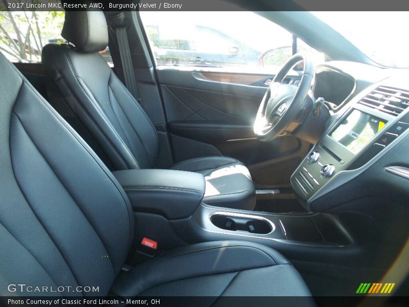 Burgundy Velvet / Ebony 2017 Lincoln MKC Reserve AWD