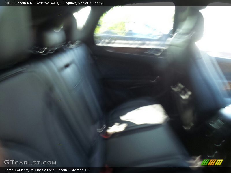 Burgundy Velvet / Ebony 2017 Lincoln MKC Reserve AWD