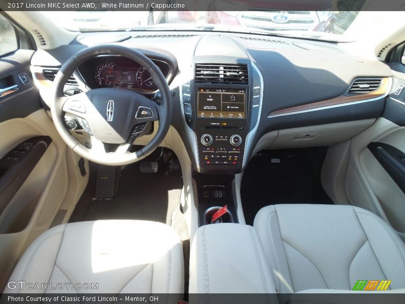 White Platinum / Cappuccino 2017 Lincoln MKC Select AWD