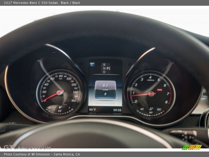 Black / Black 2017 Mercedes-Benz C 300 Sedan