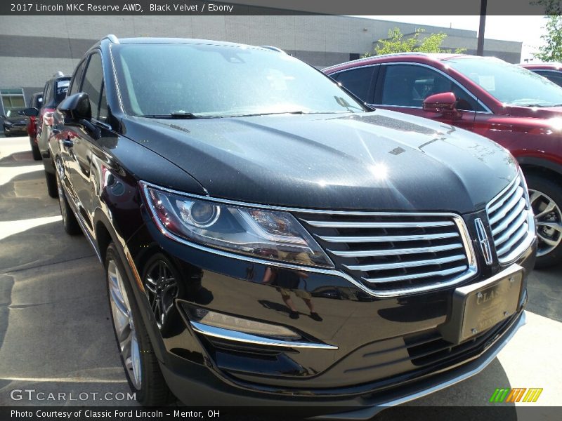 Black Velvet / Ebony 2017 Lincoln MKC Reserve AWD