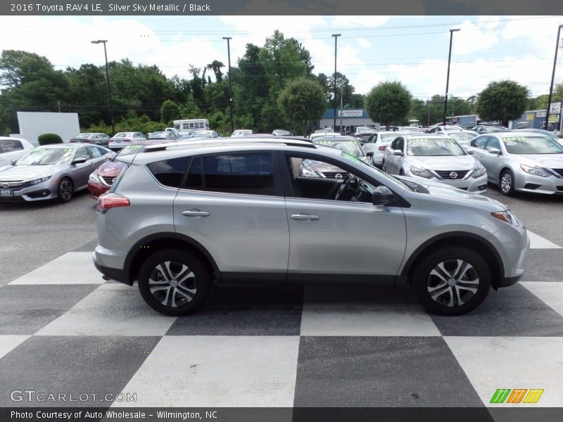 Silver Sky Metallic / Black 2016 Toyota RAV4 LE