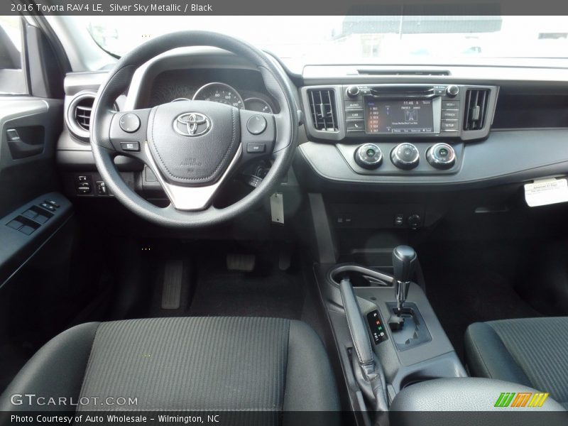 Silver Sky Metallic / Black 2016 Toyota RAV4 LE