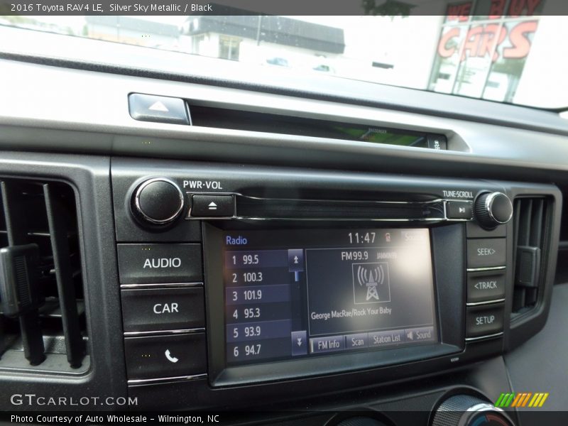Silver Sky Metallic / Black 2016 Toyota RAV4 LE