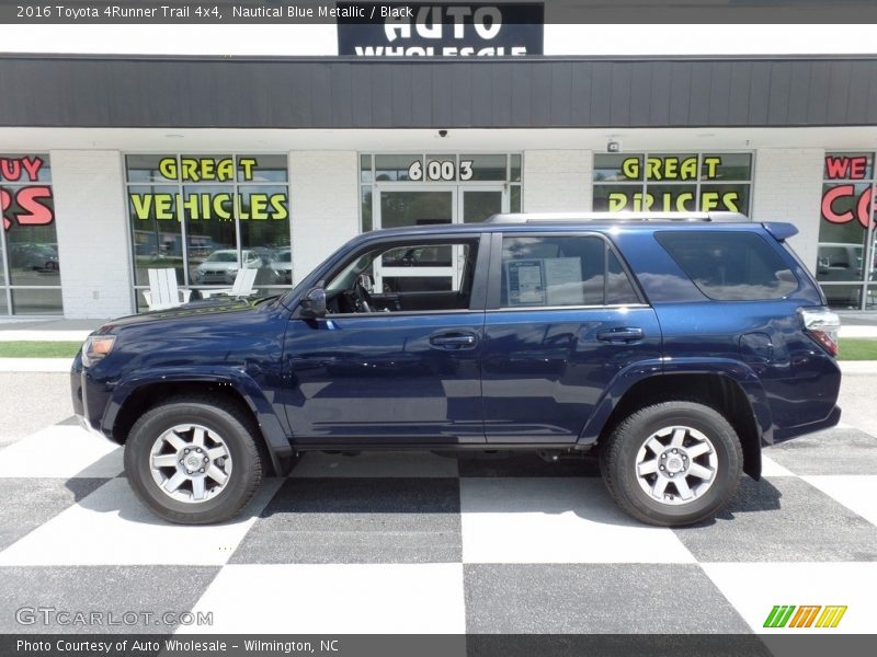 Nautical Blue Metallic / Black 2016 Toyota 4Runner Trail 4x4