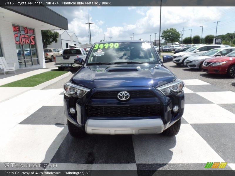 Nautical Blue Metallic / Black 2016 Toyota 4Runner Trail 4x4