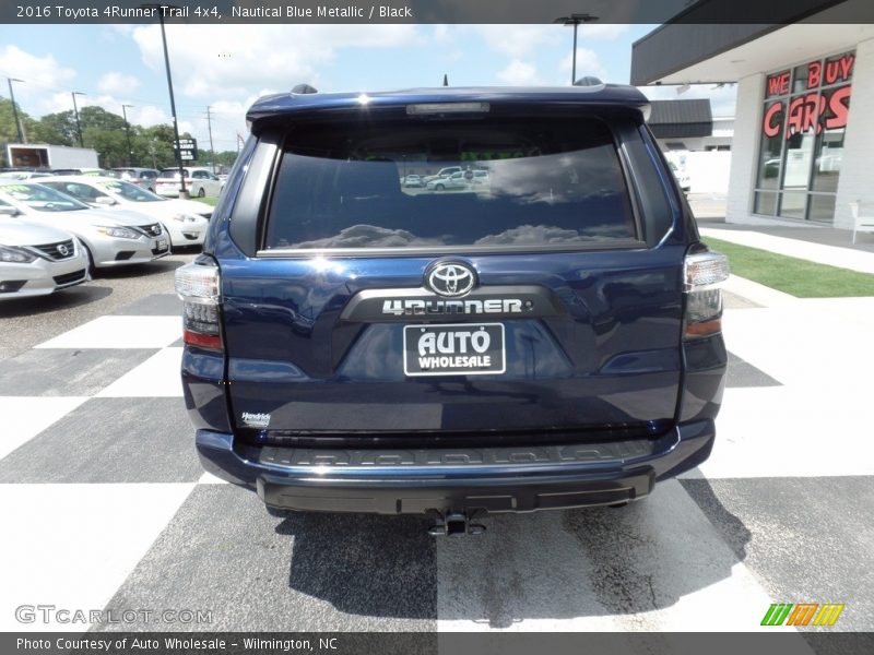 Nautical Blue Metallic / Black 2016 Toyota 4Runner Trail 4x4