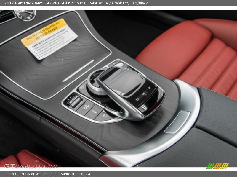 Polar White / Cranberry Red/Black 2017 Mercedes-Benz C 43 AMG 4Matic Coupe