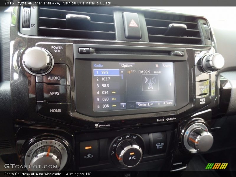 Nautical Blue Metallic / Black 2016 Toyota 4Runner Trail 4x4